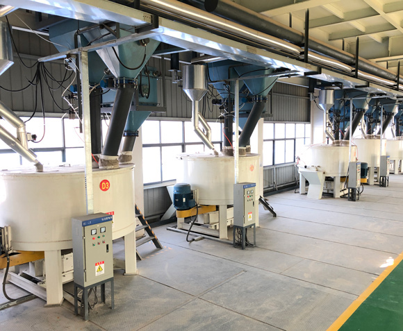 全自动配料楼混砂机